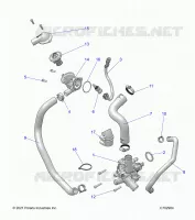ENGINE, WATERPUMP AND BYPASS