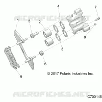 REAR BRAKE CALIPER