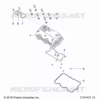ENGINE, VALVE COVER