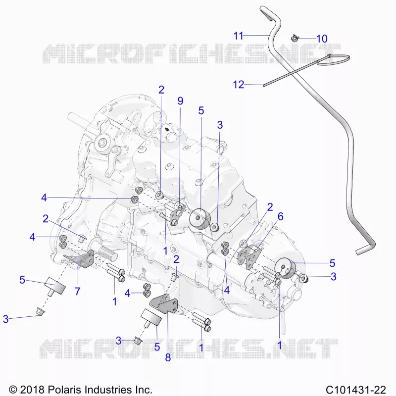 ENGINE, MOUNTING AND TRANSMISSION MOUNTING