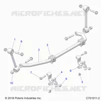 SUSPENSION, FRONT STABILIZER BAR- G21G4J99AW/BW (C701011-2)
