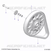 DRIVE TRAIN, SECONDARY CLUTCH