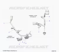 ELECTRICAL, WIRE HARNESS, HOOD, ELEC. START