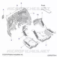 FLOOR PANELS, FRONT
