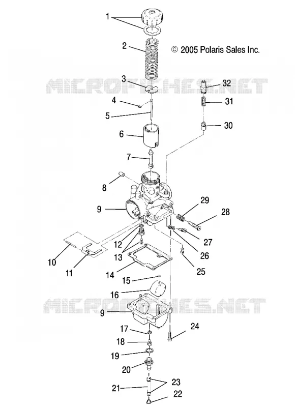 ENGINE, CARBURETOR