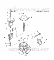 ENGINE, CARBURETOR, UPPER