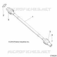 DRIVE TRAIN, REAR PROP SHAFT
