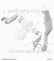 DRIVE TRAIN, CLUTCH COVER DUCTING