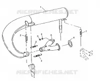 EXHAUST SYSTEM 500 INDY 0982764(A)(B) AND EUROPEAN 500 INDY E982764A (4942104210C005)