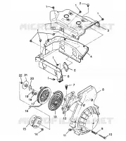 BLOWER HOUSING   RECOIL STARTER SUPER SPORT 0980761 (4942874287C012)