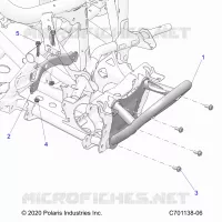 CHASSIS, FRONT GEARCASE AND BUMPER MOUNTING