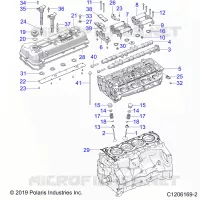 ENGINE, HEAD ASM AND VALVES