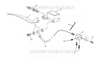 CONTROLS-RH MASTER CYLINDER/BRAKE LINE 6X6 300 W948730 (4926792679B011)