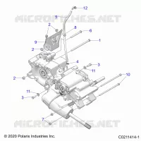 DRIVE TRAIN, MAIN GEARCASE MOUNTING