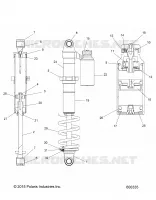 SUSPENSION, REAR SHOCK TRACK (7044566)
