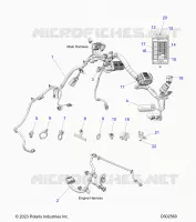 ELECTRICAL, WIRE HARNESS, CHASSIS/FUSE BLOCK, ENGINE