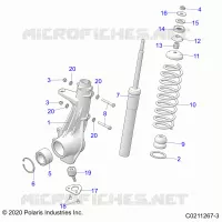SUSPENSION, FRONT STRUT 