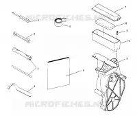 TOOL KIT    500 CARB 0962764, 500 CARB SKS 0962564, EUROPEAN 500 CARB SKS E962 (4931873187B009)