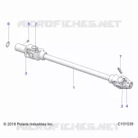 DRIVE TRAIN, FRONT PROP SHAFT