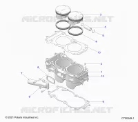 CYLINDER AND PISTON