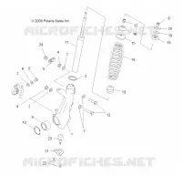 SUSPENSION, FRONT STRUT 