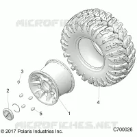 OPT, MACHINED BLACK, ALUMINUM REAR WHEELS