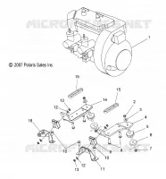 ENGINE, MOUNTING