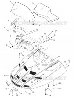 HOOD 600 XCR SP 0965677 AND EUROPEAN 600 XCR SP E965677 (4932063206A012)