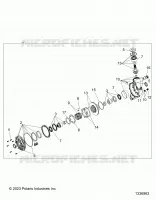 DRIVE TRAIN, FRONT GEARCASE INTERNALS- R23RRE99PJ/RRS99PK (1336963)