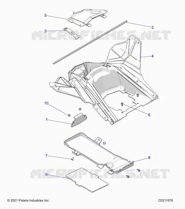 BODY, REAR STORAGE
