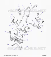 FUEL SYSTEM, RAIL, LINES AND THROTTLE BODY