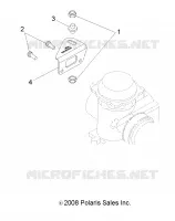 ENGINE, CARBURETOR BRACKET