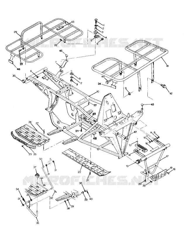 FRAME ASSEMBLY W/ RACKS 250 2X4/W927527 (4922862286003A)