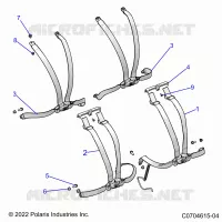 SEAT BELT MOUNTING 4 POINT