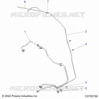 BODY, FUEL LINES, STD.