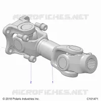 DRIVE TRAIN, PROP REAR SHAFT