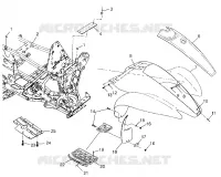 CABIN  SCRAMBLER 500 W97BC50A (4943074307A005)