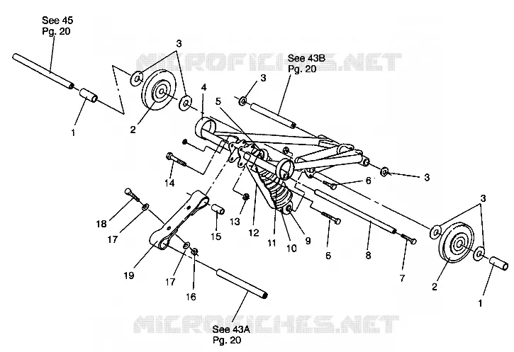 FRONT TORQUE ARM WIDETRAK LX 0942064 (49250425040021)