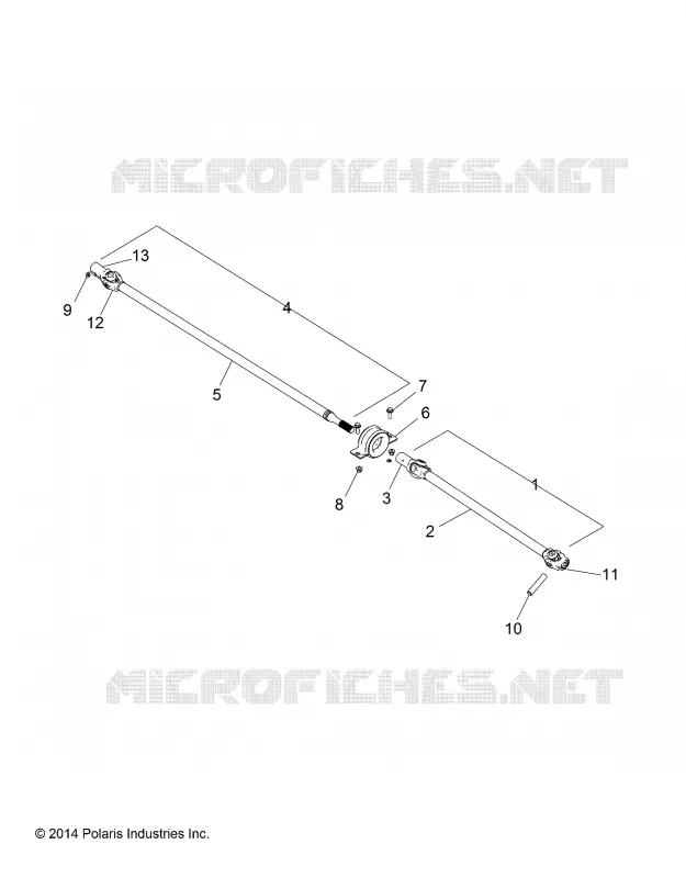 DRIVE TRAIN, FRONT PROP SHAFT