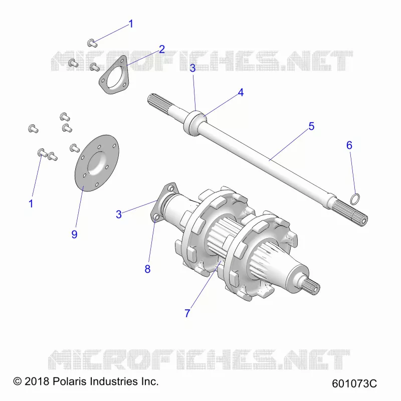 DRIVE TRAIN, JACKSHAFT AND DRIVE SHAFT