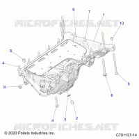 OIL PAN, MOUNTING