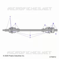 DRIVE TRAIN, FRONT HALF SHAFT