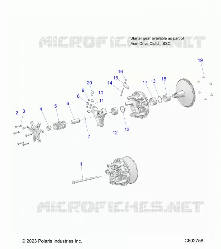 DRIVE TRAIN, CLUTCH, PRIMARY