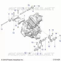 ENGINE, MOUNTING