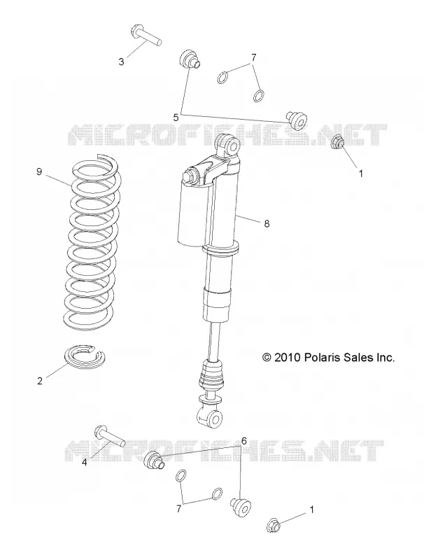 FRONT SUSPENSION SHOCK MOUNTING