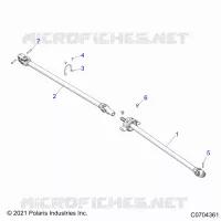 DRIVE TRAIN, FRONT PROP SHAFT
