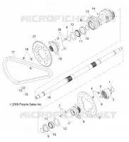 DRIVE TRAIN, REAR AXLE   HOUSING