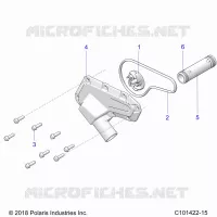 ENGINE, WATERPUMP IMPELLER AND COVER
