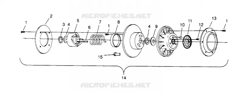 DRIVEN CLUTCH XLT RMK 0960956, XLT SKS 0960556 AND EUROPEAN XLT SKS E960556 (4931813181C004)