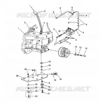 ENGINE MOUNTING LITE/0933433 AND  LITE DELUXE/0933431 (4922972297021A)